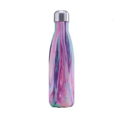 Gourde isotherme personnalisable 500 ml rose